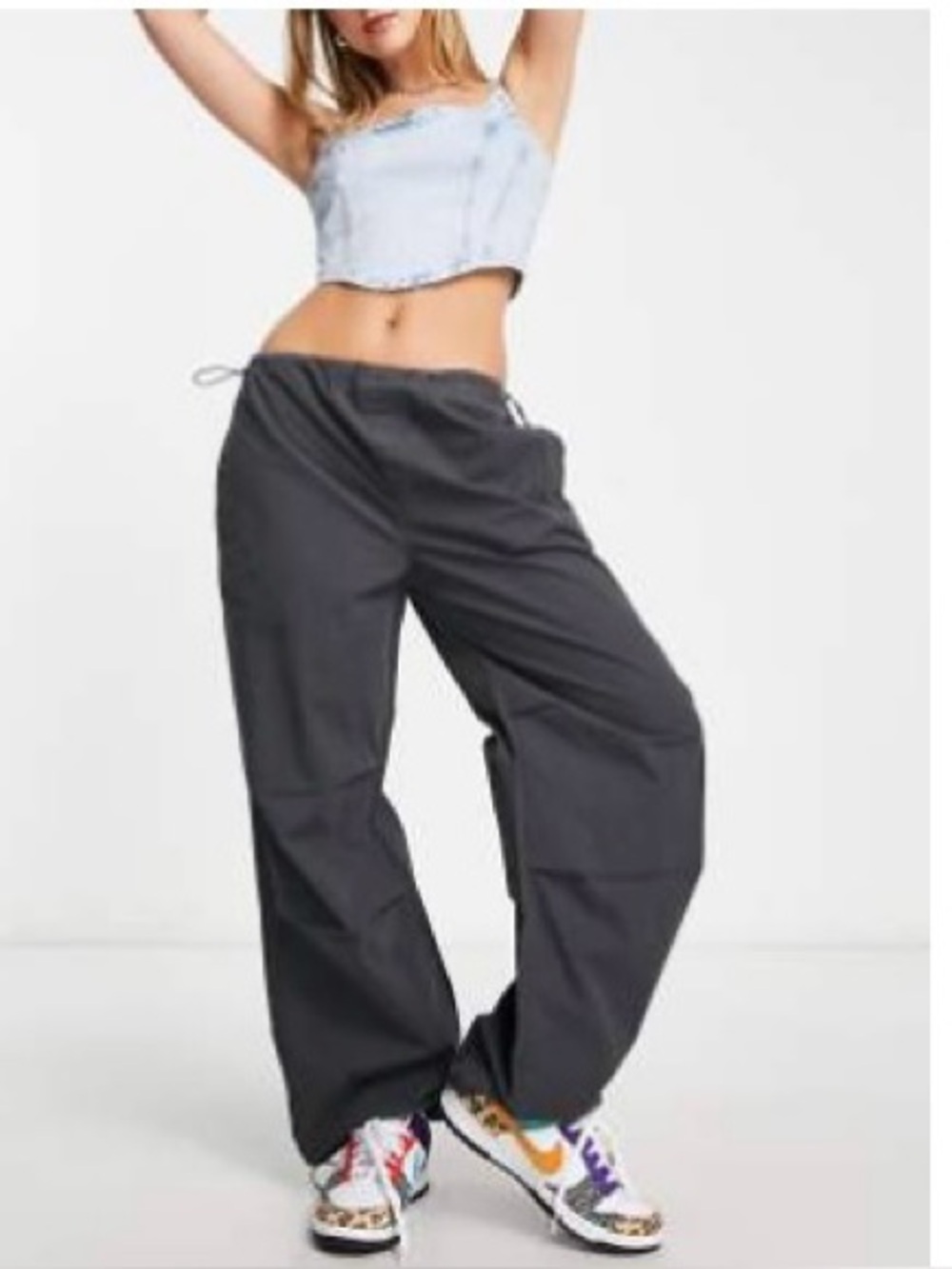 Stradivarius Drawstring Ankle Jogger Pants